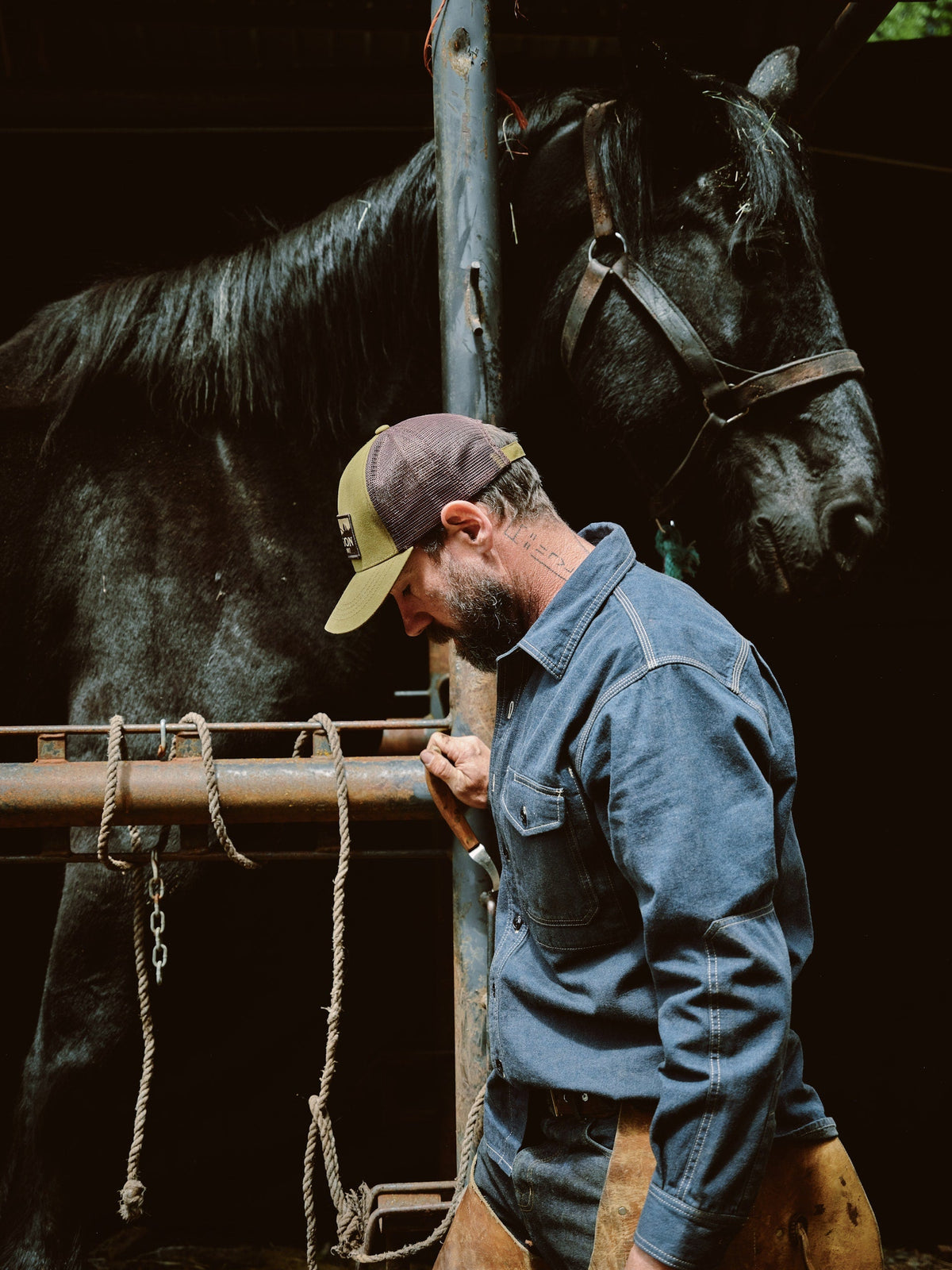 DENIM WORK SHIRT