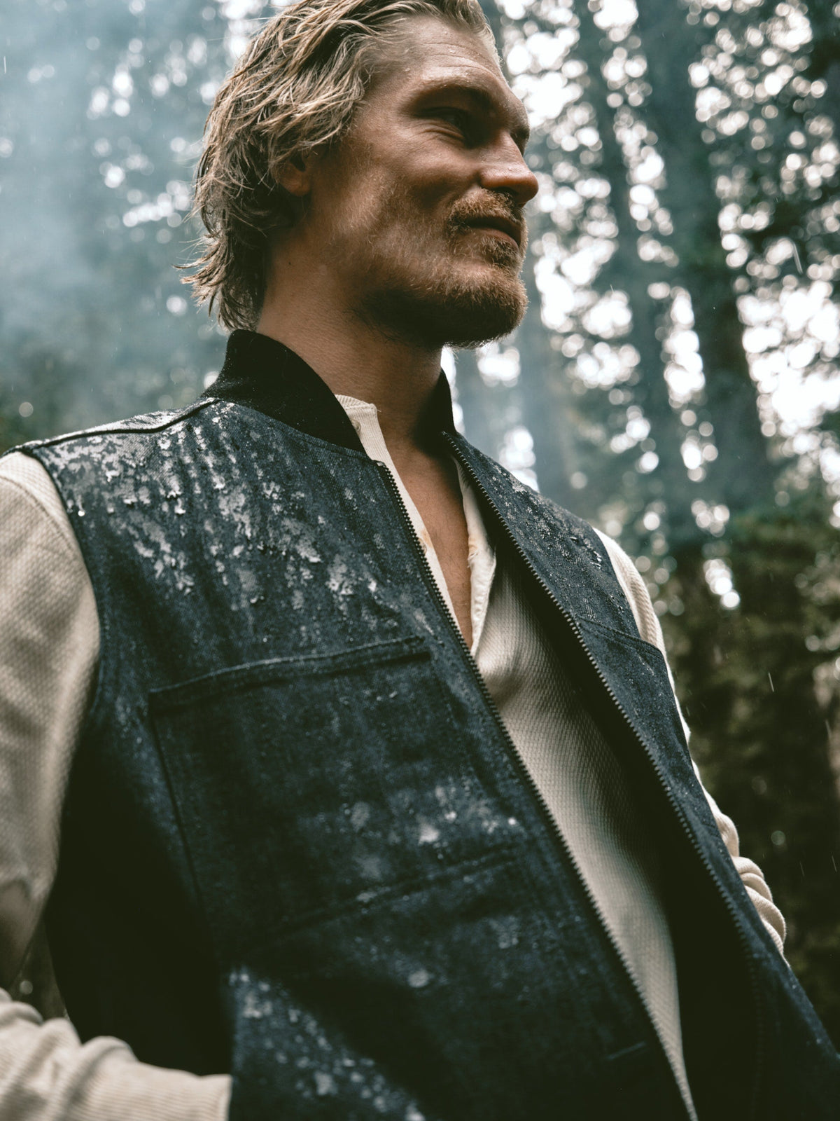 Denim Insulated Work Vest