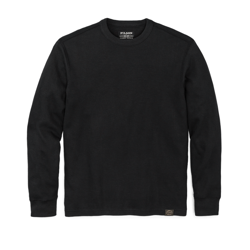 Waffle Knit Thermal Crewneck