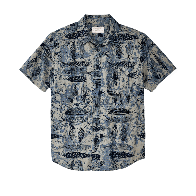Short Sleeve Chambray Shirt