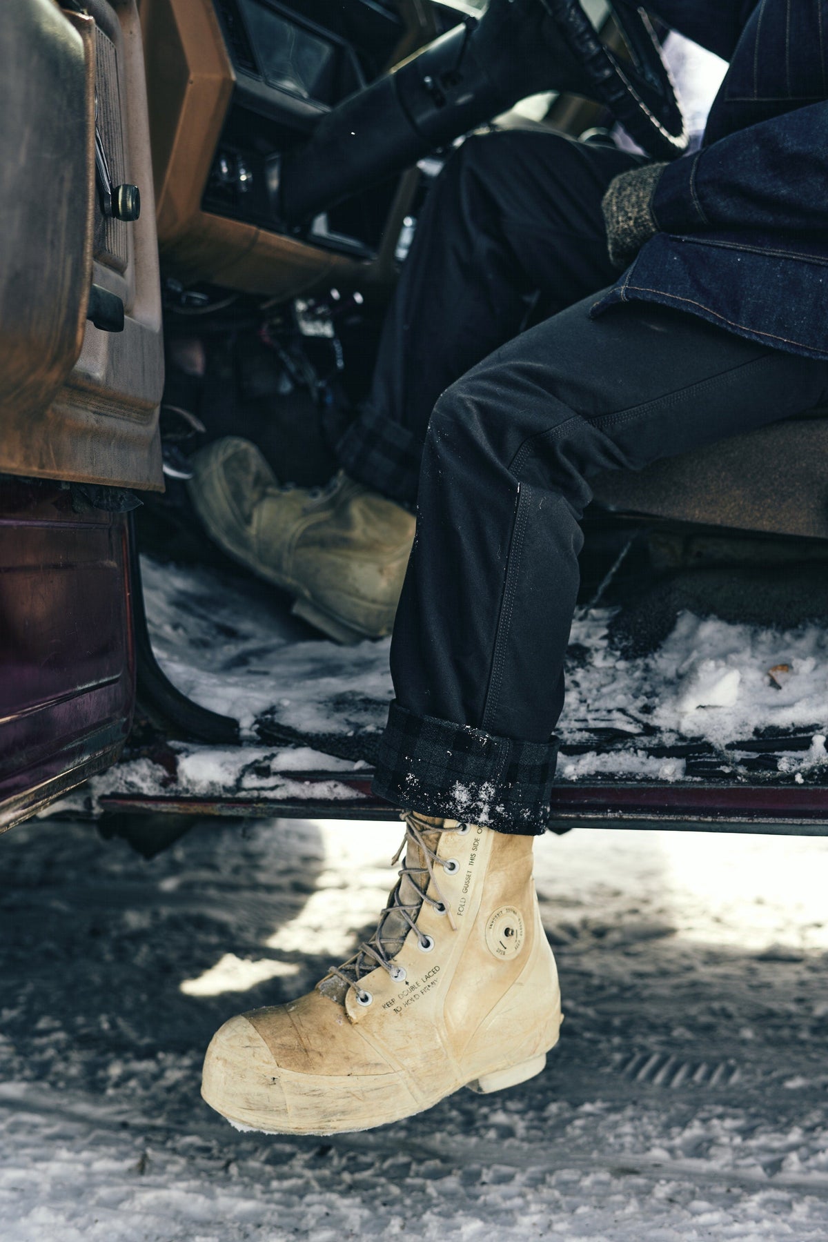 Flannel-Lined Dry Tin Cloth Pants