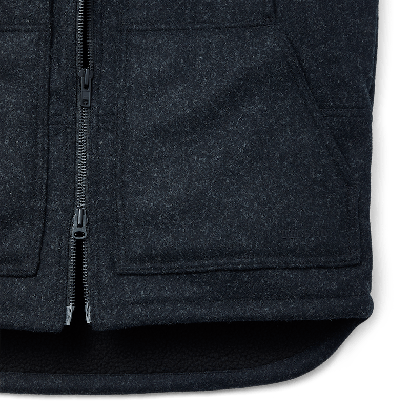 Lined Mackinaw Wool Work Vest