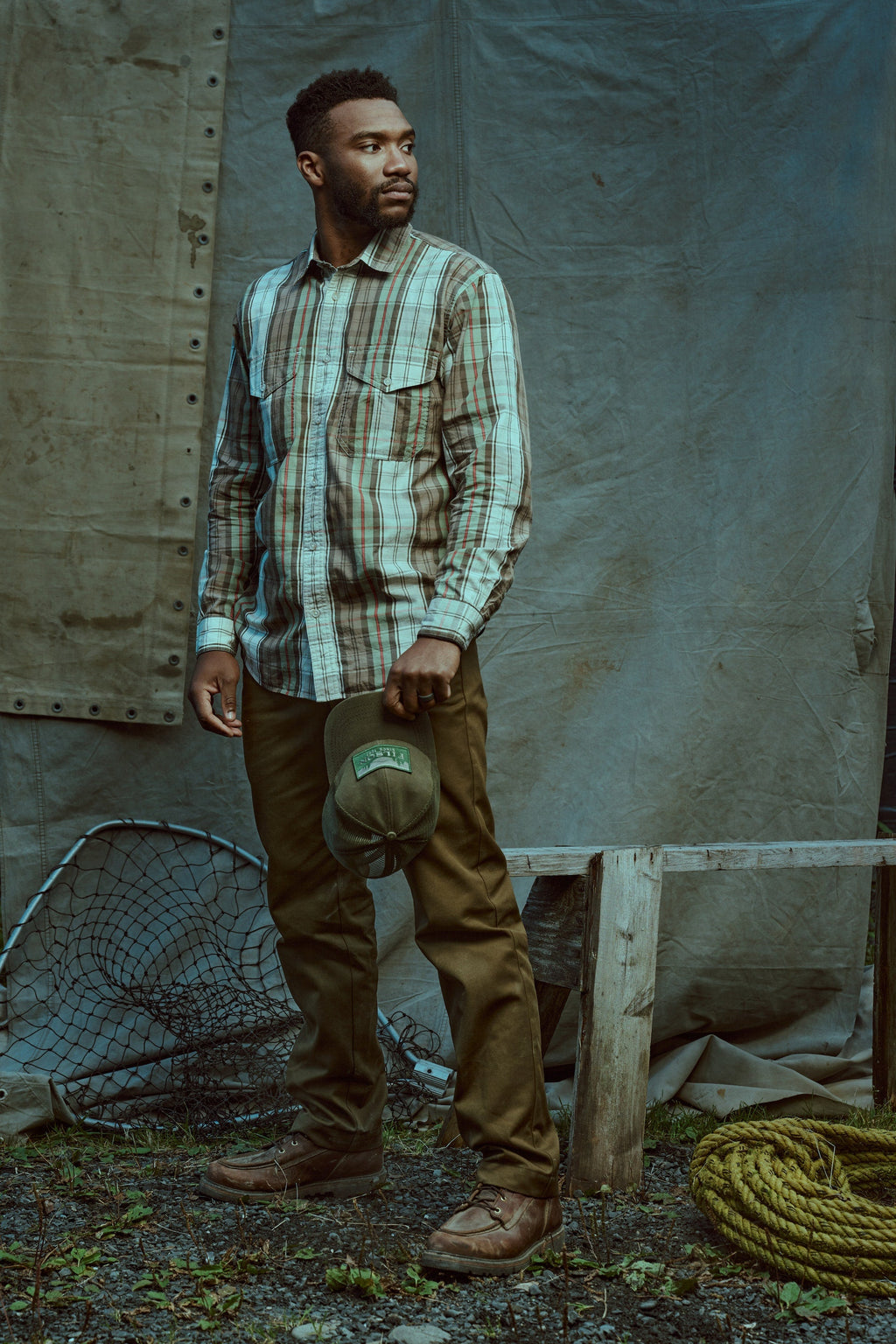 Washed Feather Cloth Shirt