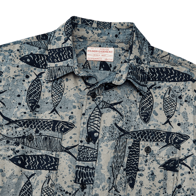 Short Sleeve Chambray Shirt