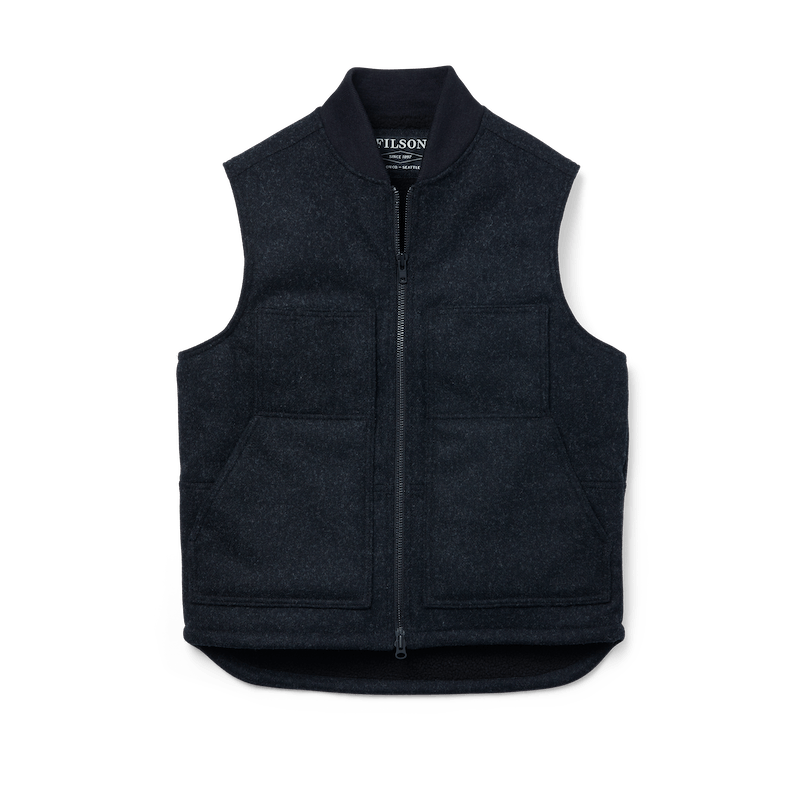 Lined Mackinaw Wool Work Vest