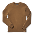 Waffle Knit Thermal Crewneck