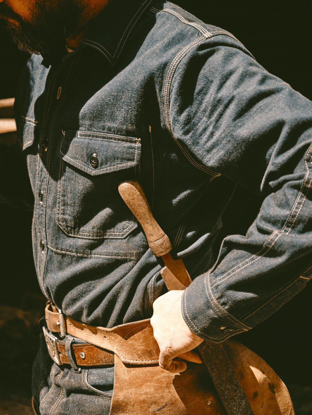 DENIM WORK SHIRT
