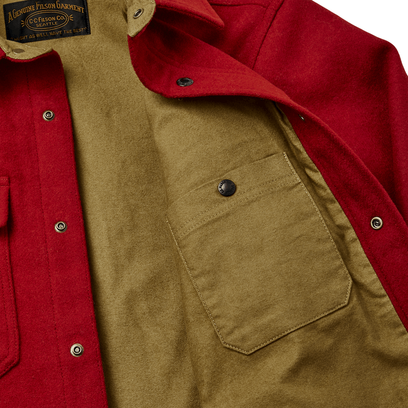 Lined Mackinaw Wool Jac-Shirt